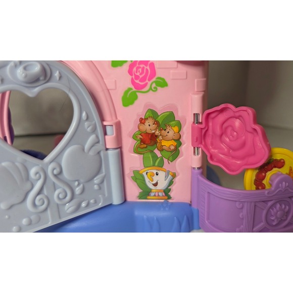 Little People Disney Princess Playset Castle Clock Tower Mattel Preowned - Picture 10 of 14